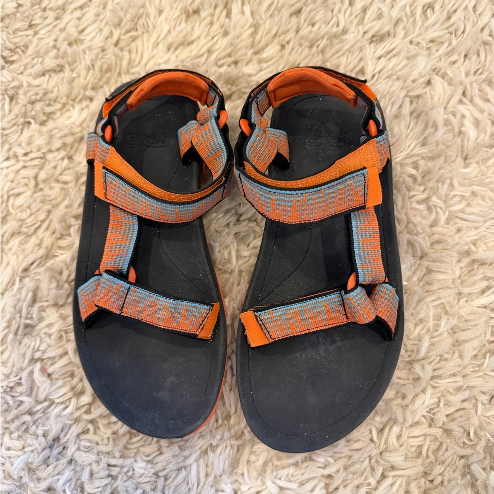 Teva Kids Sandals in Orange and Blue